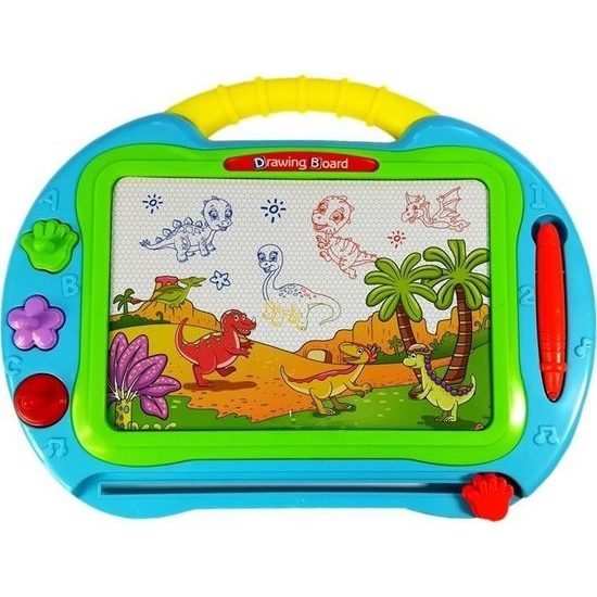 Magnetická kreslící tabulka s doplňky tyrkysová