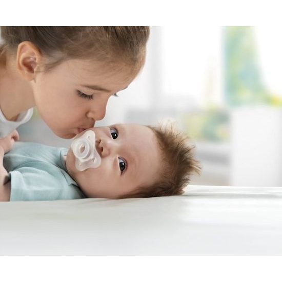 CHICCO Šidítko Physio Mini Soft celosilikonové 0-2m dívka 2 ks