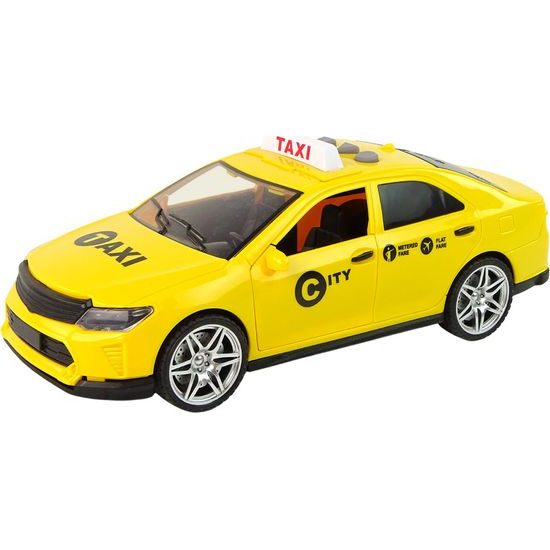 Dětské auto Taxi žluté 1:14