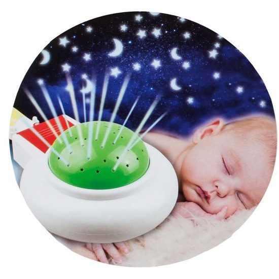Doris kolotoč nad postýlku s projektorem Crib Bell