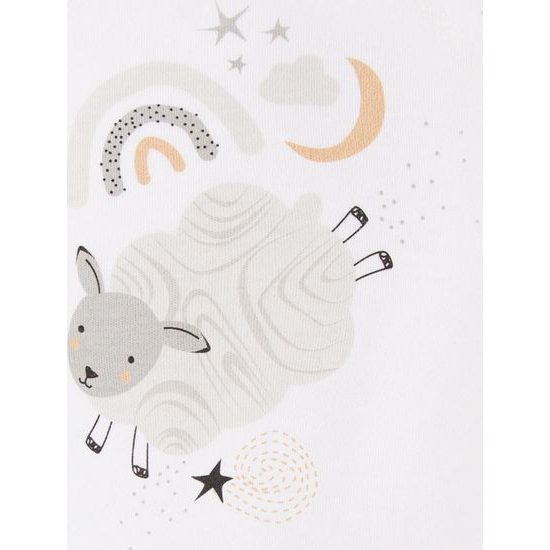 EEVI Kojenecké body s dlouhým rukávem Mellow bílá 62 (3-6m)