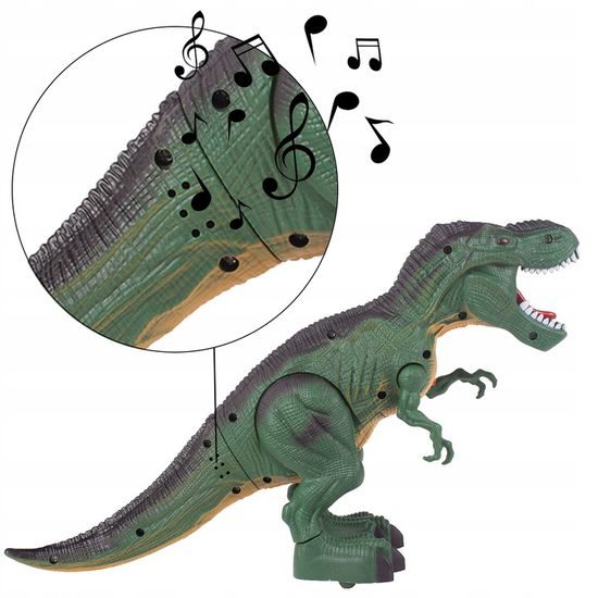 Interaktivní dinosaurus se světlem a zvuky T-Rex zelený