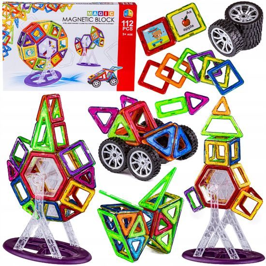 Doris magnetická stavebnice Magical Magnet Block 112 dílů