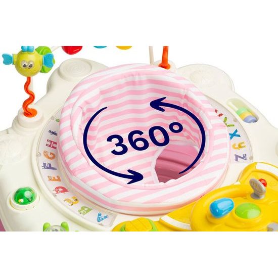 Dětské chodítko HIPHOP, růžová