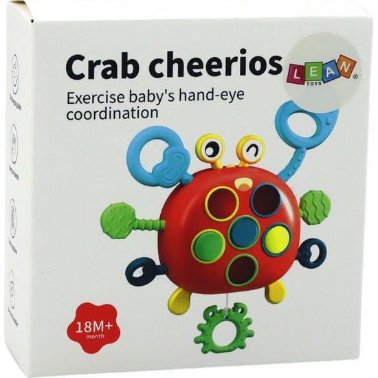 Smyslově interaktivní vzdělávací hračka Krab