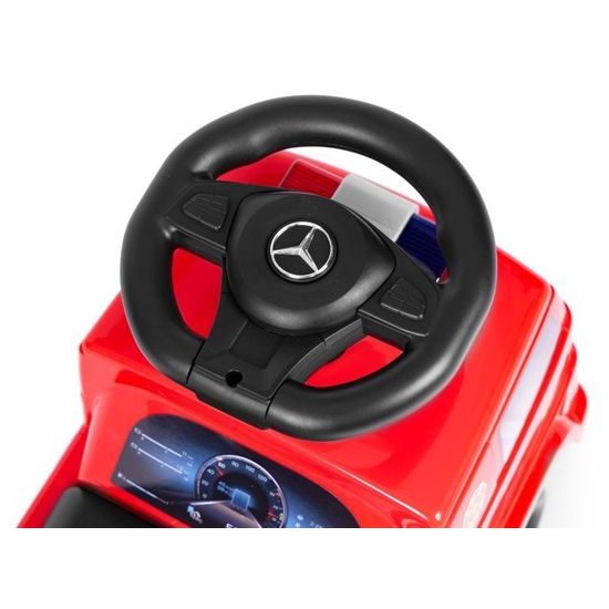 Dětské mini odrážedlo se zvuky Mercedes Actros - červené