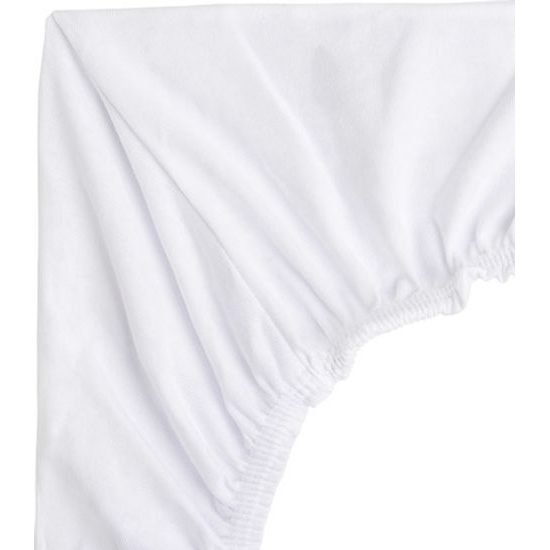 Bambusové prostěradlo do kolébky 40x90cm, bílé