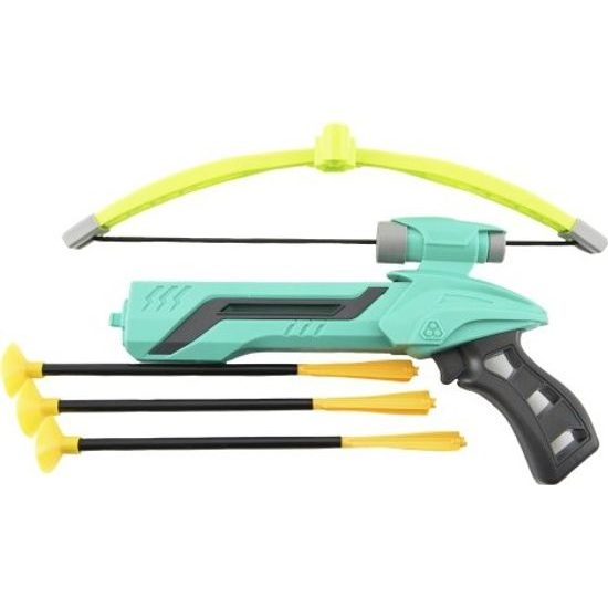 kuše s lukem na přísavky + šípy 3ks