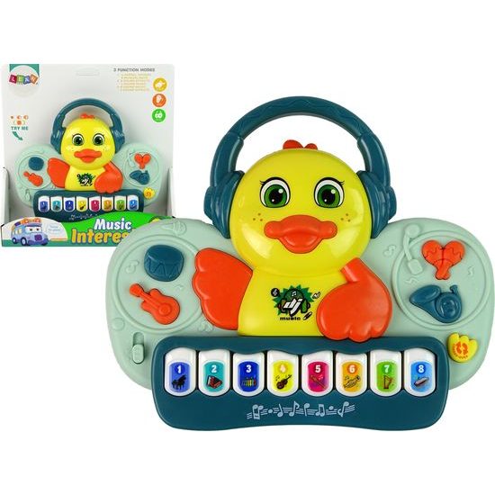 Interaktivní piano DJ kachnička