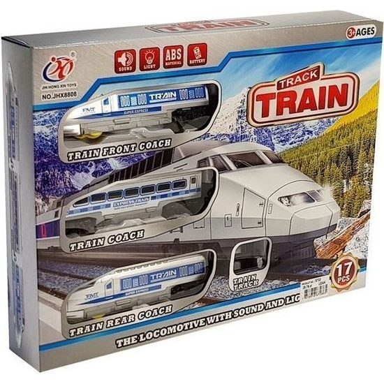 Vlak na baterie se světlem a zvukem