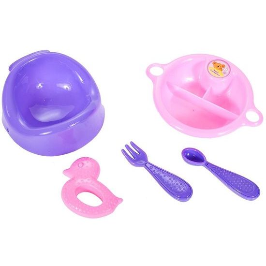 Dětská panenka s příslušenstvím Emilka 30 cm