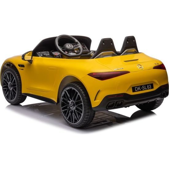 Elektrické autíčko Mercedes AMG SL63 žluté