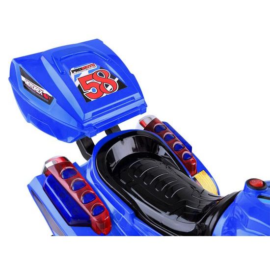 Dětská elektrická tříkolka Speed Star modrá