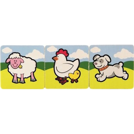 Dřevěné Pexeso - Moje první zvířátka 24 dílků pro nejmenší