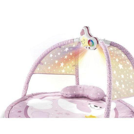 Chicco hrací deka s projekcí a melodiemi růžová