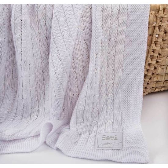 EEVI Deka bambusová EEVI bílá 75x100