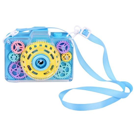 Bublifuk na baterie fotoaparát Bubble Camera - modrý