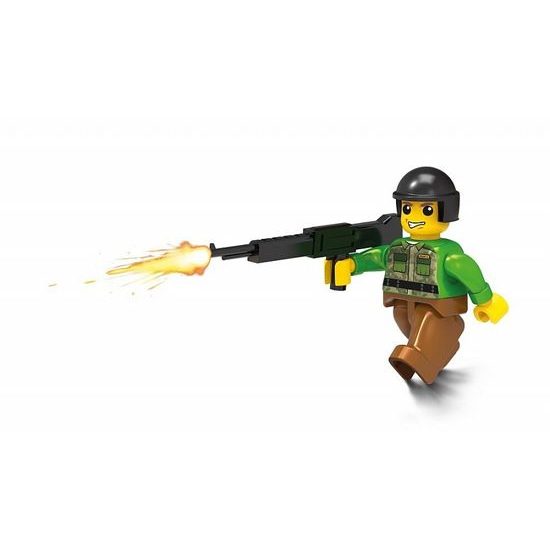 Blocki stavebnice MyArmy tank na poušti 253 dílků