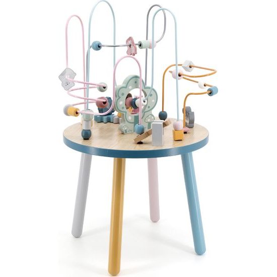 Dřevěný stoleček s aktivitami Viga