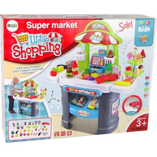 Dětský Supermarket Scanner + Potraviny