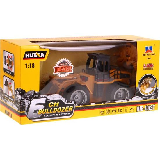 Kolový nakladač na dálkové ovládání 1:18 Kovové pohyblivé části