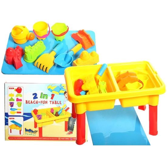 Dětský stoleček s pískovištěm a a příslušenstvím Fun Table