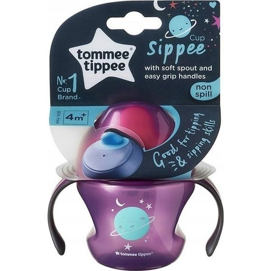 Tommee Tippee Startovací hrneček First Cup 150 ml 4m+ girl