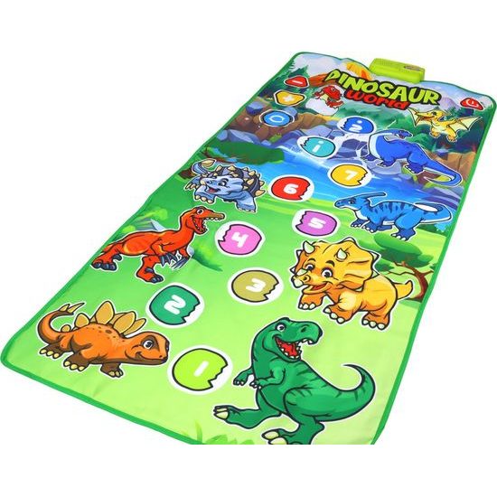 Vzdělávací hudební taneční podložka Zvuky dinosaurů