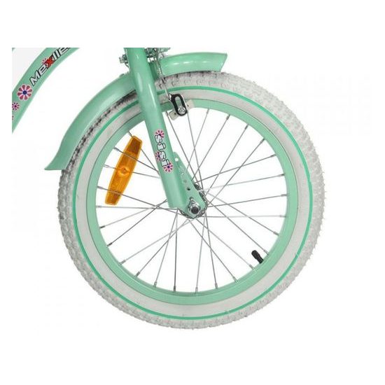 Mexller dětské kolo SISI 16" s vodící tyčí mintová 2022