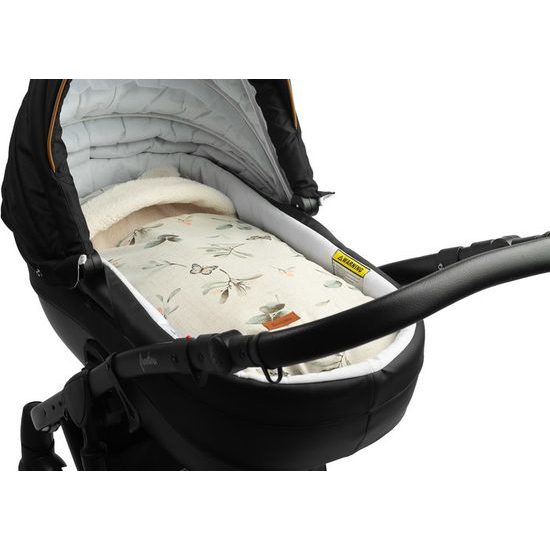 Zimní fusak do kočárku/ do autosedačky - olivy