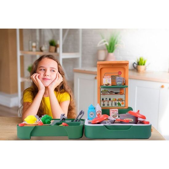 Dětská mini kuchyňka v kufříku Child Kitchenette