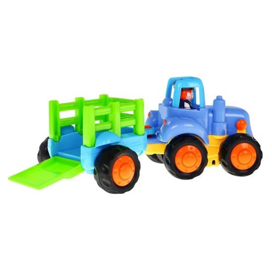 Huile Toys sestava 4 autíček na setrvačník Farm Country Vehicle