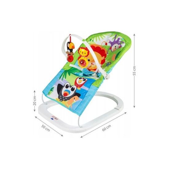 Ecotoys kojenecké lehátko Animal 3v1 Animal 7