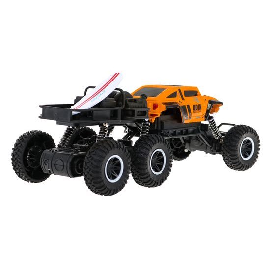 Auto na dálkové ovládání šestikolové Monster Truck oranžové 1:18