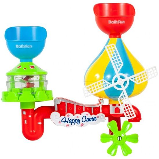 Vodní zámek s kolovrátkem pro děti do vany Happy Castle