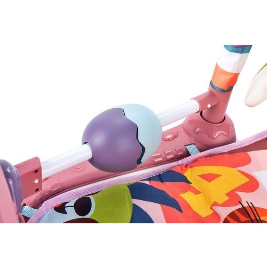 Hrací deka s piankem Tygřík - růžová