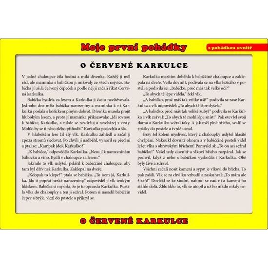 Puzzle deskové O Červené Karkulce 24 dílků Moje první pohádky