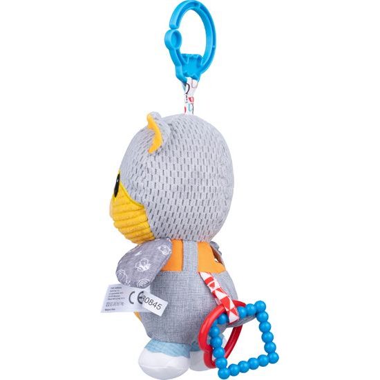 Bali Bazoo Závěsná hračka na kočárek, Sova Adéla, žlutá, šedá