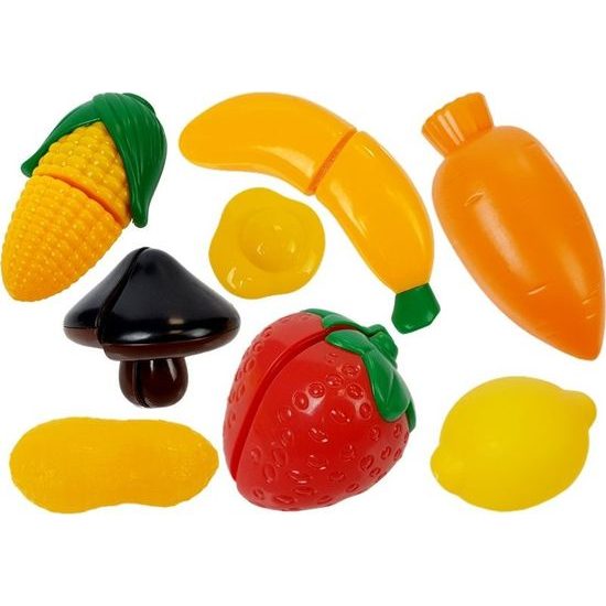 Sada plastového nádobí žluto-modré