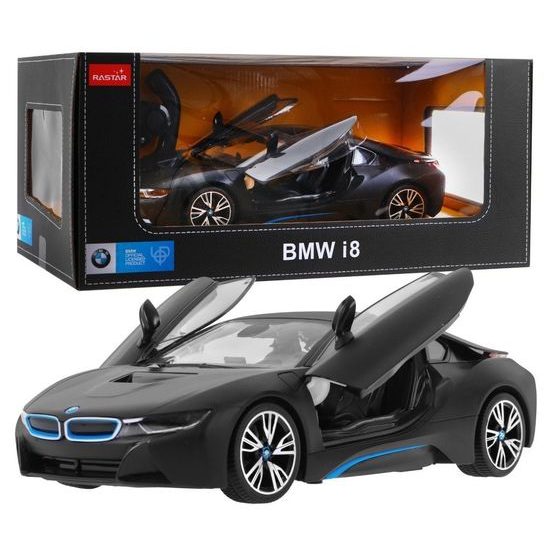 Rastar auto na dálkové ovládání BMW i8 Roadster 1:12 černé