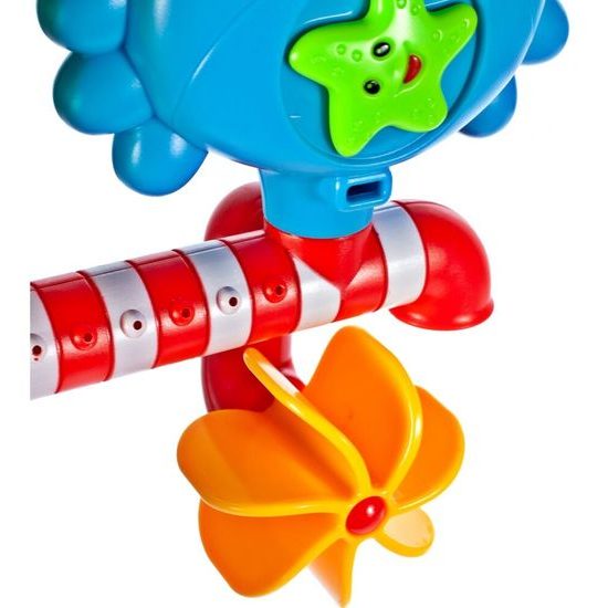 Chobotnice s krabem a kolovrátkem pro děti do vany Tubs Crab