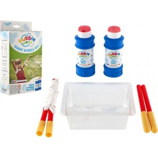 Bublifuk sada - tvoření profesionálních bublin + náplň 350 ml