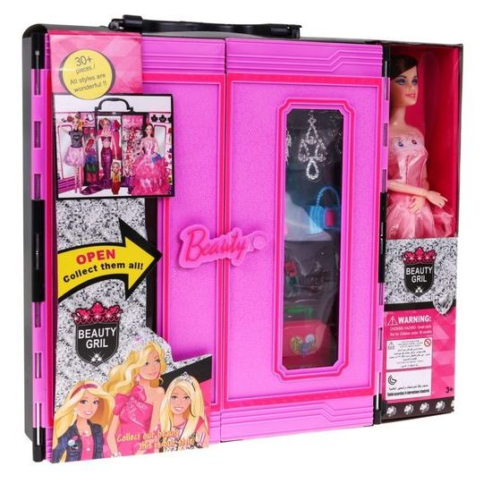 Majlo Toys panenka se šatníkem a doplňky Beauty Wardrobe