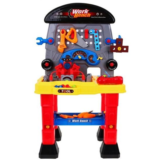 Dětská pracovní dílna s vrtačkou a motorem na baterie Work Bench