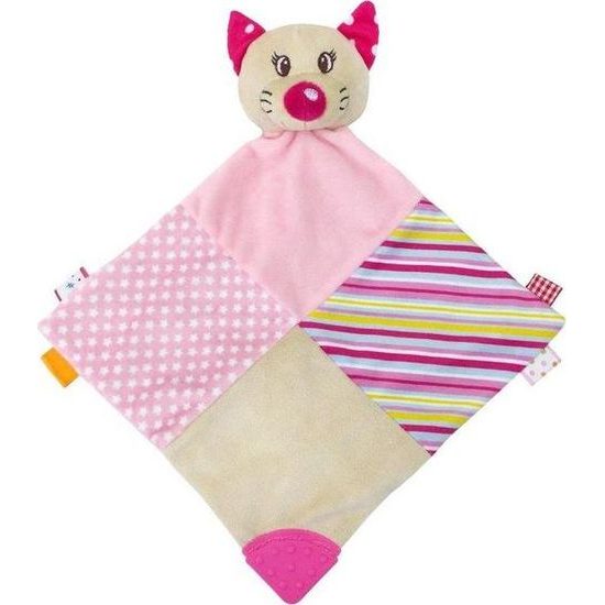 Usínáček kočička s kousátky růžová