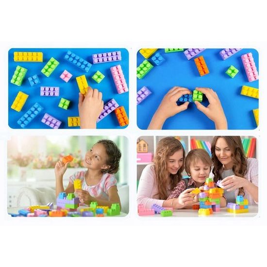 Doris dětská konstrukční stavebnice Time Blocks 600 dílků