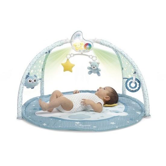 ROZBALENO Chicco hrací deka s projekcí a melodiemi modrá