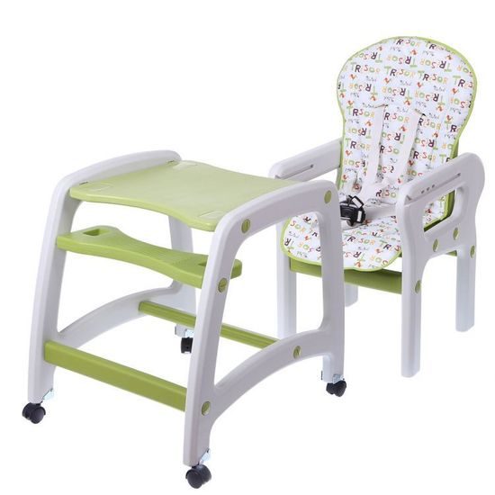 Ecotoys jídelní židlička 3v1 zelená