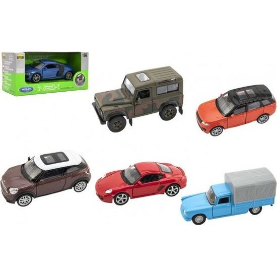 Auto Welly - mix druhů