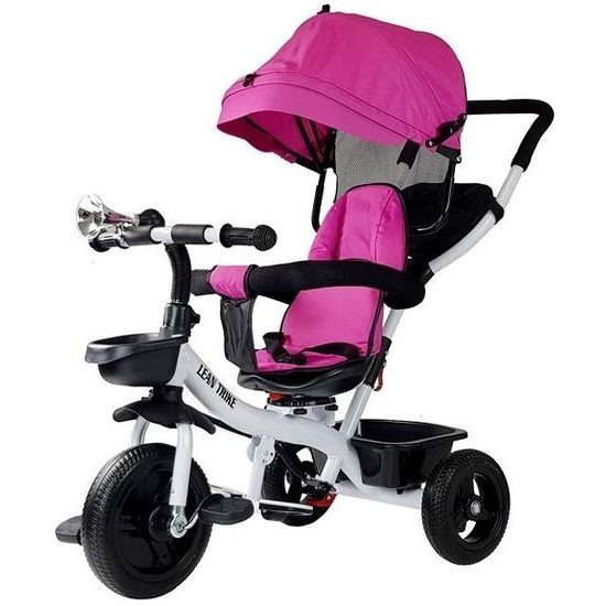 Dětská tříkolka s otočným sedadlem PRO300 růžová